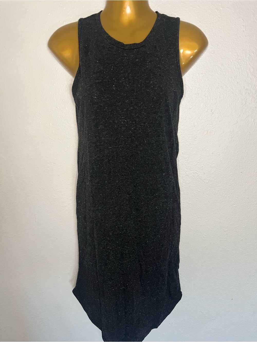 Sleeveless Black Tank Dress - Minimalist Everyday Dress
